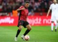 Mandatory Credit: Photo by Piotr Matusewicz/DPPI/Shutterstock (13847715ad)
Myrto Uzuni of Albania during the UEFA Euro 2024, European Qualifiers, Group E football match between Poland and Albania on March 27, 2023 at PGE Narodowy in Warsaw, Poland - Photo Piotr Matusewicz / DPPI
FOOTBALL - EURO 2024 - QUALIFYING - POLAND v ALBANIA, , Warsaw, Pologne - 27 Mar 2023