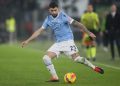 Mandatory Credit: Photo by Marco Iacobucci/IPA/Shutterstock (12611512ac)
Elseid Hysaj (LAZIO) in action
SS Lazio v FC Juventus, Serie A football match, Stadio Olimpico, Rome, Italy - 20 Nov 2021