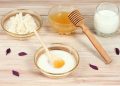 Favorite  Japanese facial mask from boiled rice, one spoon of honey and hot milk.