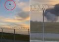 Avioni luftarak përfundon në tokë gjatë paradës ajrore në Poloni, piloti humb jetën.