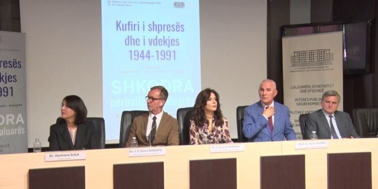"Shkodra dhe Historia e Saj", Simpoziumi Shkencor që Mblodhi Kryetarin e Kuvendit, Autoritetin e Dosjeve dhe Pjesëmarrës nga BE.