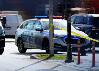 Aksident në rrugën Ferizaj–Gjilan, i përfshirë një automjet policor