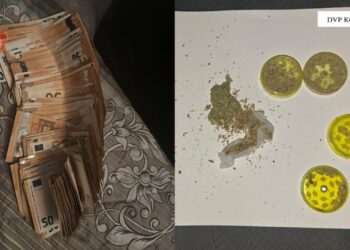 Arrestohen dy të rinj në Korçë për shpërndarje droge, lënda narkotike e fshehur në automjet.