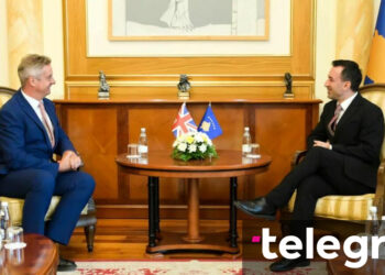 Basha po thotë Ambasadorit britanik: Kosova ka aspirata për të hyrë në BE dhe NATO - Telegrafi