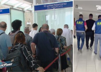 Fiks Fare: 65 persona u ndaluan në Rinas për ryshfet, polici "riantalizohet" për në detyrë.