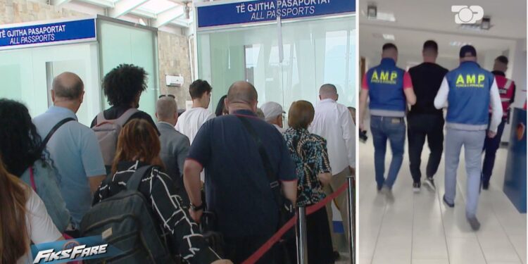 Fiks Fare: 65 persona u ndaluan në Rinas për ryshfet, polici "riantalizohet" për në detyrë.