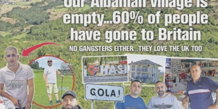 Golaj në Has, The Sun: Fshati që "dërgon" në Angli emigrantë dhe kriminelë, si katër kushërinjtë Dauti.