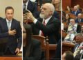 Momenti i betimit të deputetëve: foto, të qeshura, protesta, pankarta, gabime dhe incidente në Kuvend