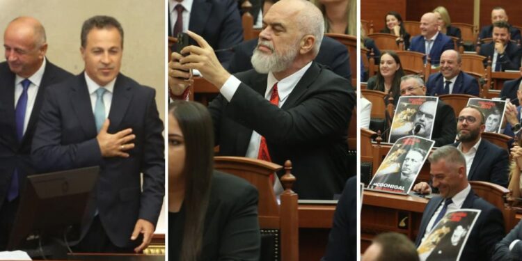 Momenti i betimit të deputetëve: foto, të qeshura, protesta, pankarta, gabime dhe incidente në Kuvend