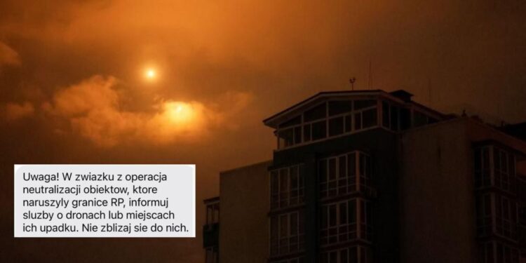 "Rusia kryen sulm me 415 dronë dhe 42 raketa, 8 prej tyre goditën territorin polak" / Polonia njofton qytetarët: Kujdes!
