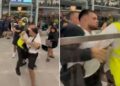 Sherri në aeroportin e Rinasit: Policia njofton për 18 familjarë që udhëtonin me çarter dhe që donin të bënin 'check in' së bashku.