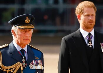 Takim i shkurtër: Princ Harry dhe Mbret Charles ndodhin në një përballje të pazakontë pas një viti largësie.