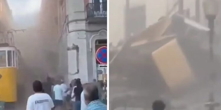 Tragjedia në qendër të Lisbonës: Tramvaji del nga shinat dhe godet një ndërtesë, tre të vdekur.
