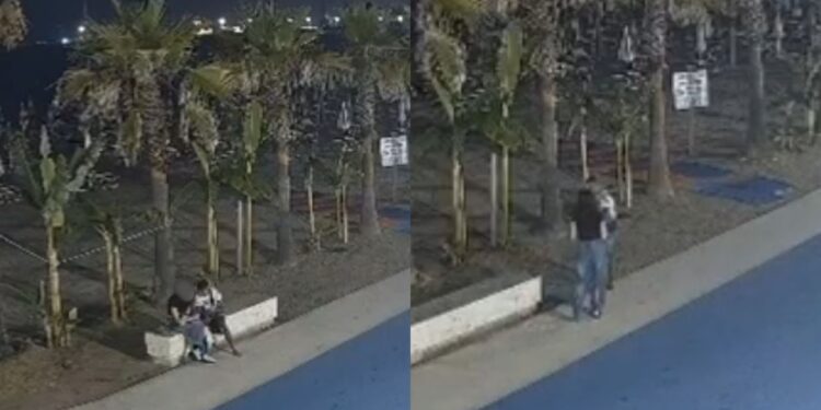 Turistja italiane viktimë e sipërmarrjes seksuale/ Pamjet e kamerave dokumentojnë bisedën mes autorit dhe 18-vjeçares në shëtitoren e Plazhit, para se të nisen drejt bregut.