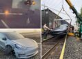 Video e re/ Tesla nën shqyrtim, automjeti autonom nuk arriti të identifikojë kalimet hekurudhore.