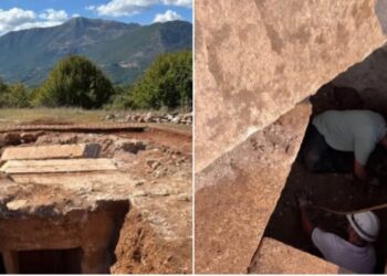 Zbulimi i varrit monumental të hershëm romak në Shqipëri, Rama publikon pamjet: Mbishkrimi unik i këtij lloji.