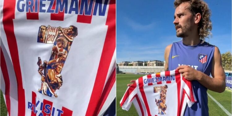 Atletico nderon legjendën Griezmann me një fanellë të veçantë për arritjen e tij historike prej 200 golash!