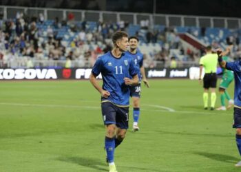 Barcelona vë në survejillim sulmuesin shqiptar që u dallua në kualifikueset nga Gjermania.