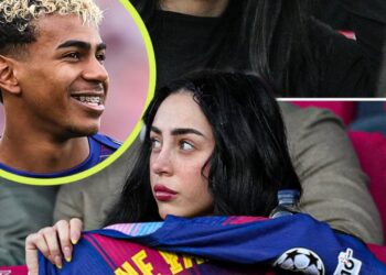 E dashura e Yamal në stadium, gëzohet me 6 golat e Barcelonës ndaj Olympiacos-it