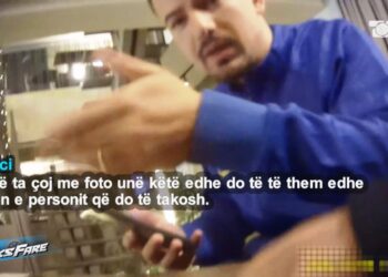 "Fiks Fare" filmed the Rinas police officer taking a bribe; Kevin Kosova arrested