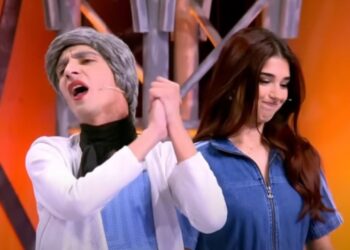 Hilda Kërtalli në “Portokalli”, skeci që bëri bujë me Tajson dhe gjyshen.