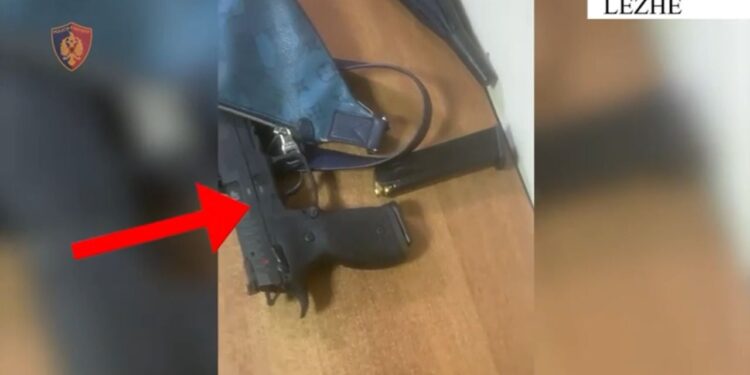 Lëvizje e armatosur me armë zjarri: 30-vjeçari arrestohet në Lezhë