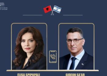 Ministrja Spiropali zhvillon një bisedë telefonike me homologun izraelit dhe pranon ftesën për të vizituar Izraelin javën e ardhshme.