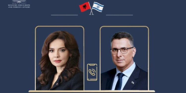 Ministrja Spiropali zhvillon një bisedë telefonike me homologun izraelit dhe pranon ftesën për të vizituar Izraelin javën e ardhshme.