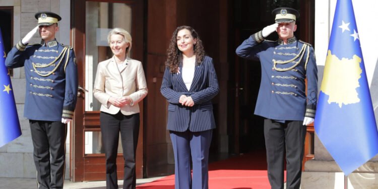 Osmani: Diskutuam me Von der Leyen për anulimin e masave të padrejta ndaj Kosovës