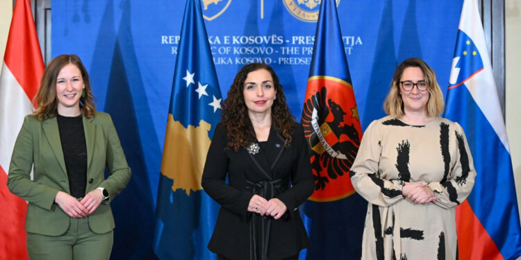 Osmani kërkon mbështetje nga Austria dhe Sllovenia për kandidatësinë e Kosovës në BE