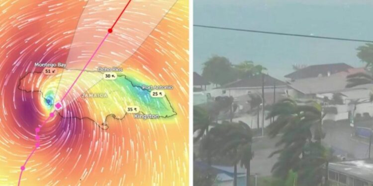Pamje tronditëse nga Gjiri i Atlantikut: "Uragani i shekullit" godet Xhamajkën, raportohen viktima