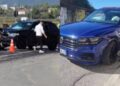 Tre automjete përplasen në rrugën 'Maminas-Gjiri i Lalëzit', dy pasagjerë të plagosur.