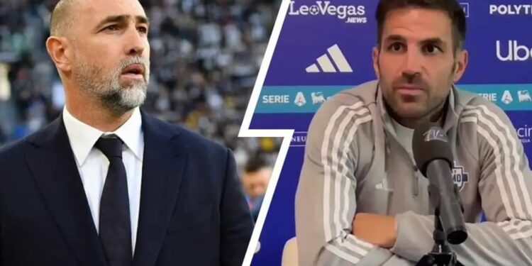 Tudor reagon ashpër pas humbjes nga Coma, trajneri i Juventusit përplaset me Cesc Fabregas: "Le të flasë ç’të dojë"