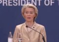 Von der Leyen jep leksion Vuçiqit në Beograd: Është koha për veprime konkrete