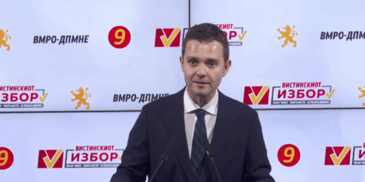 Zgjedhjet në Maqedoninë e Veriut: Nënkryetari i VMRO-thotë se jemi afër një suksesi të madh.