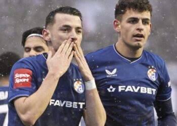 Arbër Hoxha vazhdon të imponojë në Kroaci, realizon 2 gola në ndeshjen me Varazdin.