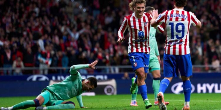 Atletico Madrid rikthehet fuqishëm në garën për titullin e La Ligës, falë Griezmannit.