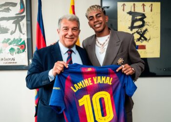 Barcelona, Joan Laporta për Yamal: Është një talent i shkëlqyer, kërkon mbrojtje.