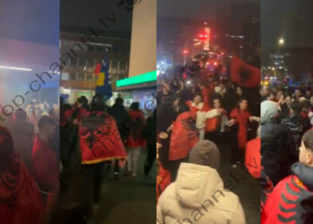 Dortmundi në ngjyrat kuqezi: Festat e nëntorit krijojnë atmosferë për shqiptarët në Gjermani, bllokim rrugësh dhe sheshesh.