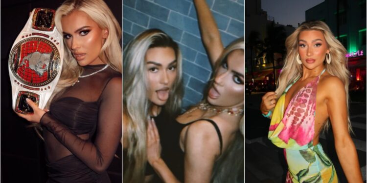 Foto/ Dy yjet e WWE imitojnë Kim Kardashian dhe Megan Fox më tërheqëse se kurrë në postimin e tyre të fundit.