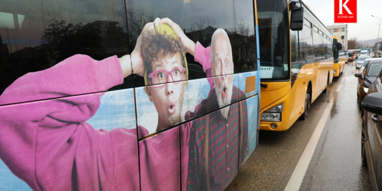 Fotogaleri nga dita e tretë e protestës së shoferëve të transportit urban në Prishtinë (Foto: KOHA)