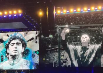 Grupi Oasis nderoi Maradonën në koncertin e tyre në Argjentinë – Video