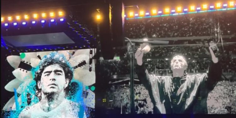 Grupi Oasis nderoi Maradonën në koncertin e tyre në Argjentinë – Video