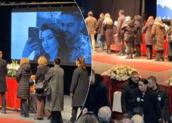 Humben jetën si rezultat i një ataku në zemër, fillon ceremonia e varrimit për Shpat Kasapin në Pallatin e Kulturës në Tetovë.