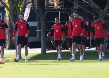 Kombëtarja shqiptare realizon seancën e parë stërvitore përballë Andorrës, tre lojtarë mungojnë në grup.