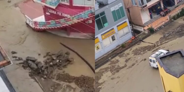 Lezha goditet nga shirat e fortë, disa zona përmbyten, ekipet e emergjencës në terren.