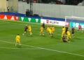 Live Andorra-Shqipëri: Traversa pengon Gjimshitin, pjesa e parë mbyllet pa gola.