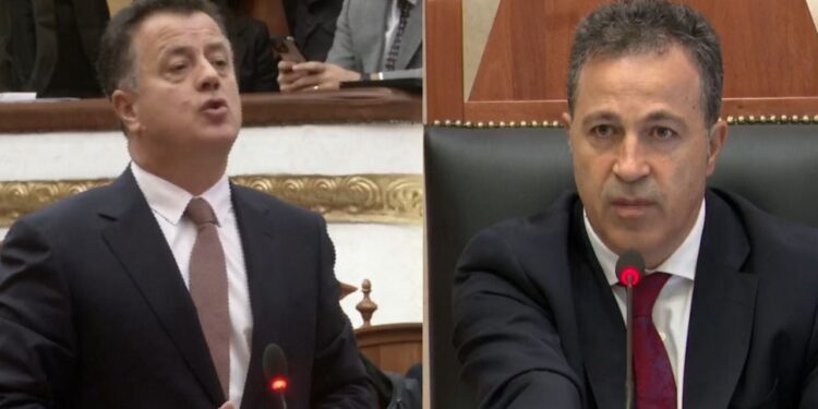 "Noka përball Kakushin: 'Je ushtar, por jo kryetar'" - përplasje mes Nokes dhe kryeparlamentarit Peleshit.