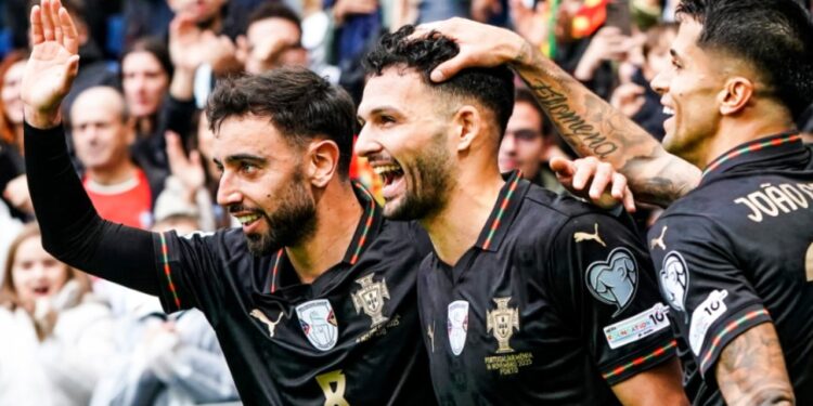 Portugalia arrin fitoren 9-1 ndaj Luzitanëve pa Ronaldon dhe afrohet për një vend në Botërorin 2026