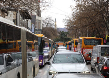 Protesta e tretë, autobusët në Prishtinë nuk janë në qarkullim